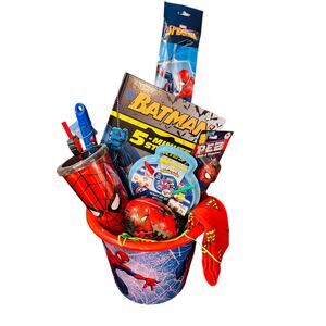 Spiderman bundle adorable preschool throw 40 50 Spider-Man Easter bucket ball,